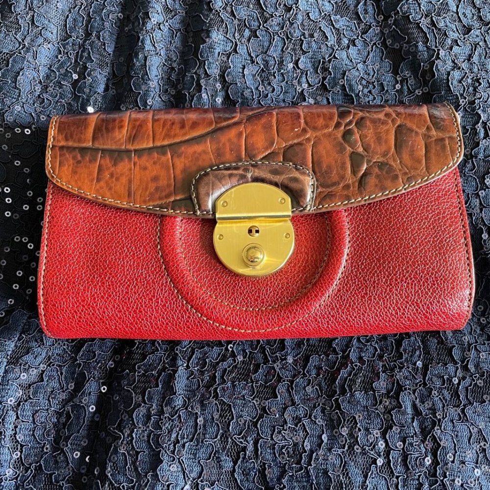 FIRE SALE! Brahmin Small Leather Clutch or Crossbody